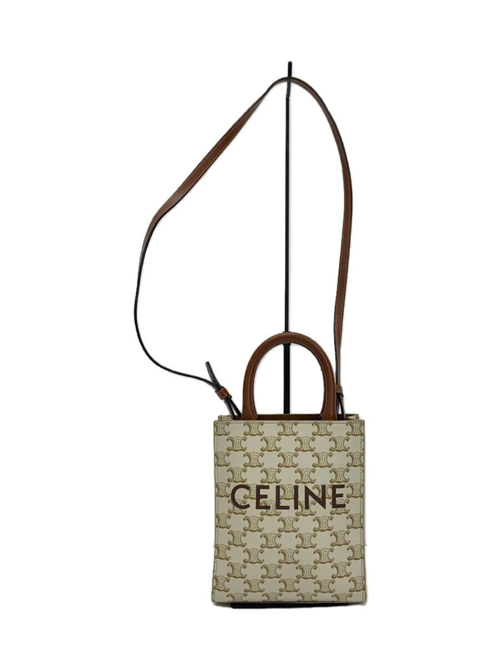 Celine Shoulder Bag Ivory White All over